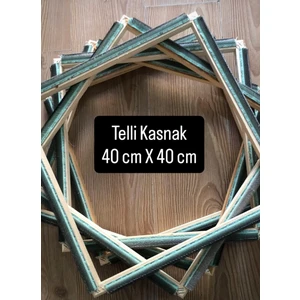 Elf Handmade Design 40/40PUNCH (Panç) Işi Yapmak Için Özel Tel Çivili Kasnak Kırlent Halı Ayna Vs Için Kullanılan Özel Nakış Işleme Makzemesi