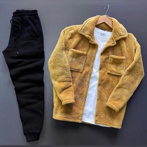 Polar Hırka Ceket ve Eşofman Alt Takım