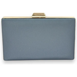 Lacivert Çizilmeyen El Izi Yapmayan Mat Saten Abiye Çanta Gece Çantası Portföy Clutch Düğün Nişan