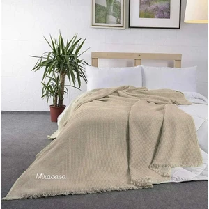 Pamuklu Şal Pike ve Yatak Örtüsü 200X230