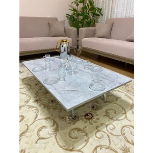 Kuzenler Mobilya Yer Sofrası Metal Katlanır Ayaklı (Mdf)
