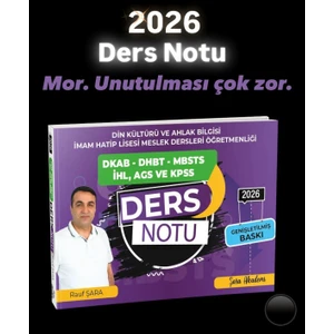 Şara Akademi Rauf Şara 2026 Ders Notu Kitabı Sınav Kazandıran Özel Notlar