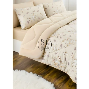 Çift Kişilik Çiçekli Welsoft Uyku Seti Çift Taraflı 195X215 (Polarlı)