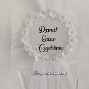 Bir Parça Tasarım Damat Evi Kapı Süsü