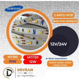 12V 120 Led/mt Iç Mekan Şerit LED