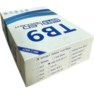 H11 - 3 Renk Xenon Şimşek Etkili 3 Renk Buz Mavisi - Sarı-Beyaz LED Zenon LED Xenon