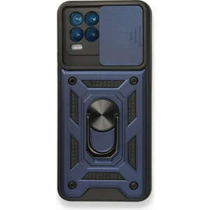 Realme 8 Pro Kılıf Kamera Koruma Sürgülü Şık Pars Tank Sert Silikon Kapak