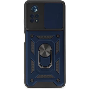 Poco X4 Pro 5g Kılıf Kamera Koruma Sürgülü Şık Pars Tank Sert Silikon Kapak