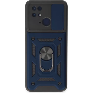 Poco C40 Kılıf Kamera Koruma Sürgülü Şık Pars Tank Sert Silikon Kapak