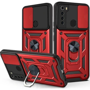 Redmi Note 8 Kılıf Kamera Koruma Sürgülü Şık Pars Tank Sert Silikon Kapak