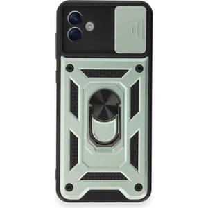 Samsung Galaxy A04E Kılıf Kamera Koruma Sürgülü Şık Pars Tank Sert Silikon Kapak