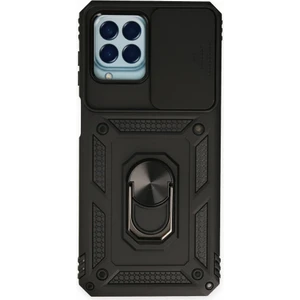 Samsung Galaxy M33 Kılıf Kamera Koruma Sürgülü Şık Pars Tank Sert Silikon Kapak