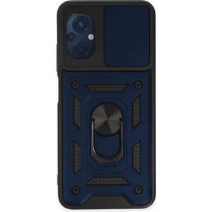 Poco M5 Kılıf Kamera Koruma Sürgülü Şık Pars Tank Sert Silikon Kapak