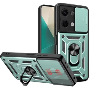 Redmi Note 13 Pro 5g Kılıf Kamera Koruma Sürgülü Şık Pars Tank Sert Silikon Kapak