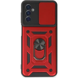 Samsung Galaxy M13 Kılıf Kamera Koruma Sürgülü Şık Pars Tank Sert Silikon Kapak