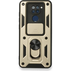 Redmi Note 9 Kılıf Kamera Koruma Sürgülü Şık Pars Tank Sert Silikon Kapak