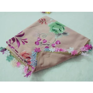 ve Reyhan El Emeği Iğne Oyası Yazma , Fular ,yemeni, Mevlüt Örtüsü ,hediyelik 4 Kenarı Oyalı