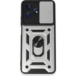 Realme C53 Kılıf Kamera Koruma Sürgülü Şık Pars Tank Sert Silikon Kapak