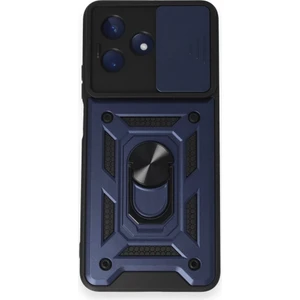 Realme C53 Kılıf Kamera Koruma Sürgülü Şık Pars Tank Sert Silikon Kapak