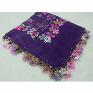 ve Reyhan El Emeği Iğne Oyası Yazma , Fular ,yemeni, Mevlüt Örtüsü ,hediyelik 4 Kenarı Oyalı