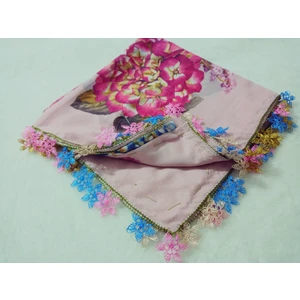 ve Reyhan El Emeği Iğne Oyası Yazma , Fular ,yemeni, Mevlüt Örtüsü ,hediyelik 4 Kenarı Oyalı