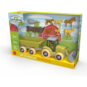 Mgs Oyuncak Mgs Hayvanlı Sök Tak Traktör 1 Adet