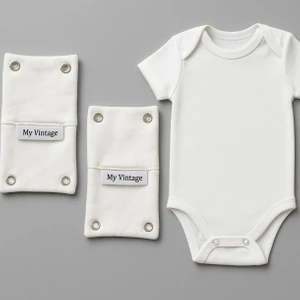 2 Adet 2 Çıtçıtlı ( 8,5mm  ) Body Zıbın Uzatma Aparatı