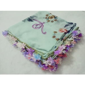 ve Reyhan El Emeği Iğne Oyası Yazma , Fular ,yemeni, Mevlüt Örtüsü ,hediyelik 4 Kenarı Oyalı