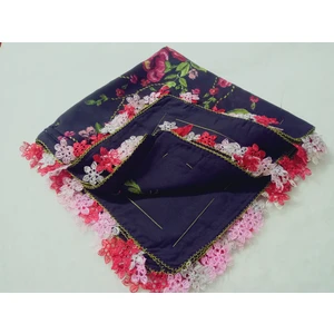 ve Reyhan El Emeği Iğne Oyası Yazma , Fular ,yemeni, Mevlüt Örtüsü ,hediyelik 4 Kenarı Oyalı