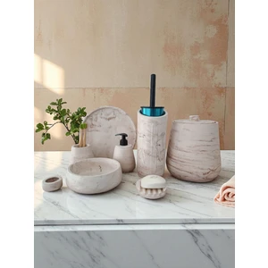 Trust Stone Mermer Desen Beton Banyo Seti,tuvalet Wc,çöp Kovası,katı,sıvı Sabunluk,tepsi,dekorasyon,aksesuar