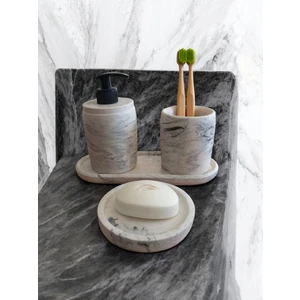 Trust Stone Marble Serisi Beton Banyo Seti