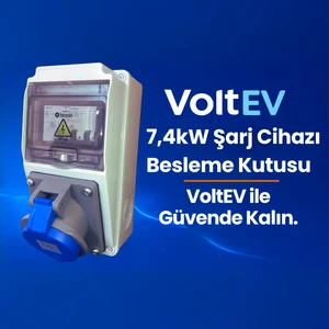 Elektrikli Araç Şarj Cihazı Kombinasyon Kutusu – 7,4kW Uyumlu, 5x32A+2x16A Priz, Siemens Kaçak Akım Korumalı Besleme Kutusu