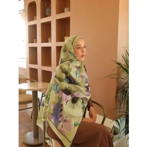 Livora Desen Pamuk Şal - Adaçayı