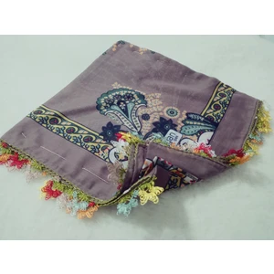 ve Reyhan El Emeği Iğne Oyası Yazma , Fular ,yemeni, Mevlüt Örtüsü ,hediyelik 4 Kenarı Oyalı