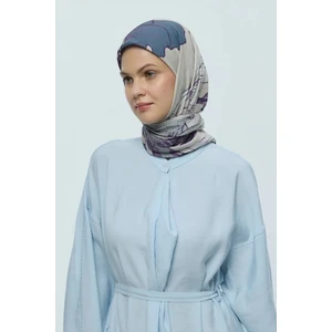 Şakayık Desen Bambu Eşarp - Iğde