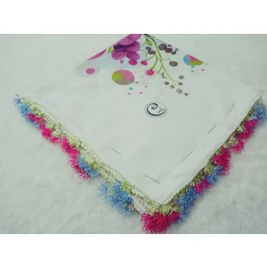 ve Reyhan El Emeği Iğne Oyası Yazma , Fular ,yemeni, Mevlüt Örtüsü ,hediyelik 4 Kenarı Oyalı