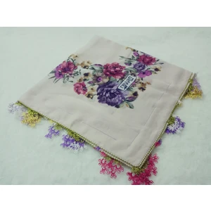 ve Reyhan El Emeği Iğne Oyası Yazma , Fular ,yemeni, Mevlüt Örtüsü ,hediyelik 4 Kenarı Oyalı