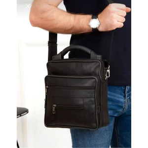 Newish Polo Hakiki Deri Plastik Saplı Postacı El Omuz Çantası Dik Büyük-Kasasız