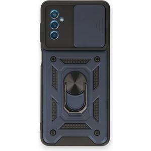 Royal Cover Samsung Galaxy M52 5g Kamera Sürgülü Tam Koruma Sert Silikon Kapak Ryc/ Pars Yüzüklü