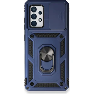 Royal Cover Samsung Galaxy A73 5g Kamera Sürgülü Tam Koruma Sert Silikon Kapak Ryc/ Pars Yüzüklü