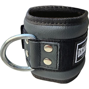 Fitness Hakiki Deri Ayak Bilek Kayışı Siyah Tek