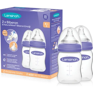 2 X 160 ml Biberon & NaturalWave® Biberon Emziği