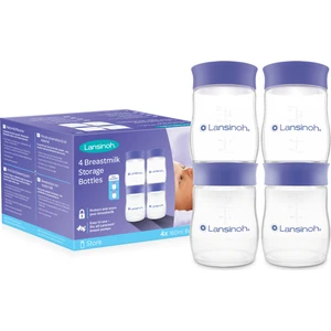 Lansinoh® Anne Sütü Saklama Şişeleri 4 adet 160 ml