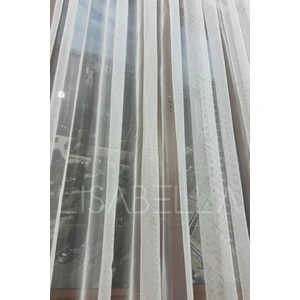 Lisabella Home Saf Elegans Grek Tül Perde ( 1/3 Sık Pileli )