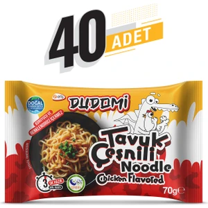 40'lı Tavuk Çeşnili Noodle Poşet 70 gr
