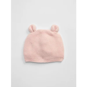 Bebek Açık Pembe Örgü Bere