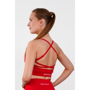 Virtus Çapraz Askılı Pedli Seamless/dikişsiz Büstiyer Kırmızı