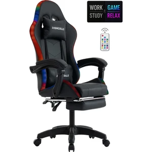 Black Star Işıklı - Masaj Özellikli Oyuncu Koltuğu Black