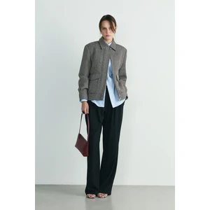 Suud Collection Mavi Page Oversize Gömlek