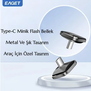 16Gb.Type-C Flash Bellek Minik Metal Şık Araç için Mükemmel Uyum Type-C Girişli Tüm Cihazlara Uygun Orjinal Sağlam